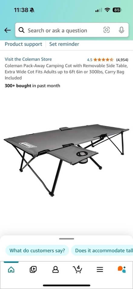 Photo of free Coleman Sleeping Cot (Upper Millsmont) #2