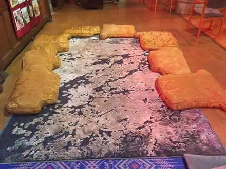 Photo of free Gold sofa cushions (Oxford, OX4) #1