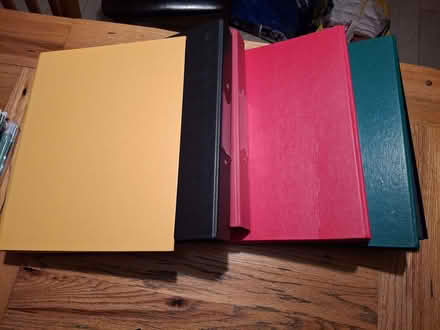 Photo of free 9 Ring binder folders (Wivenhoe CO7) #1