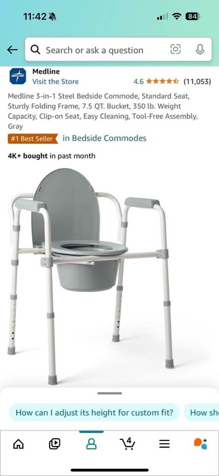 Photo of free Medical Commode (Upper Millsmont) #2