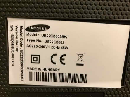 Photo of free Samsung 22” screen (Courthouse Road, N12) #2