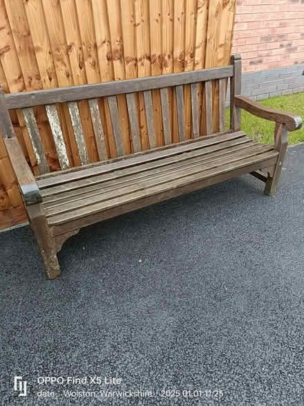 Photo of free Garden Bench (Wolston) #2