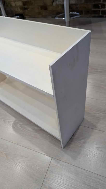 Photo of free Wooden corner shelf unit (Shoreham-by-Sea BN43) #2