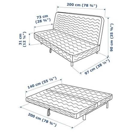 Photo of free IKEA Sofa Bed / Futon (Clewer Green SL4) #3