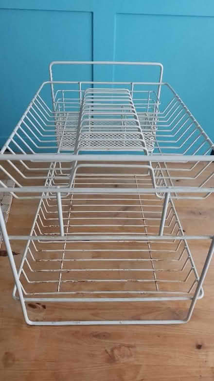 Photo of free Dish drying rack metal two tier (Buttershaw BD6) #1