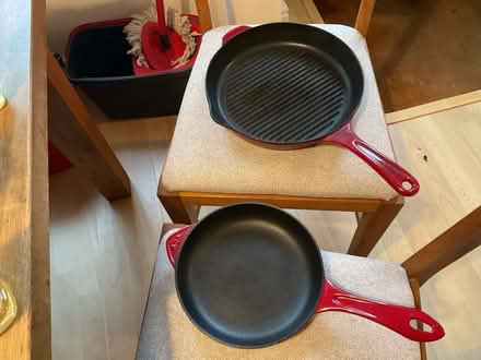 Photo of free Aga griddle and frying pan (Garden City OX5) #1