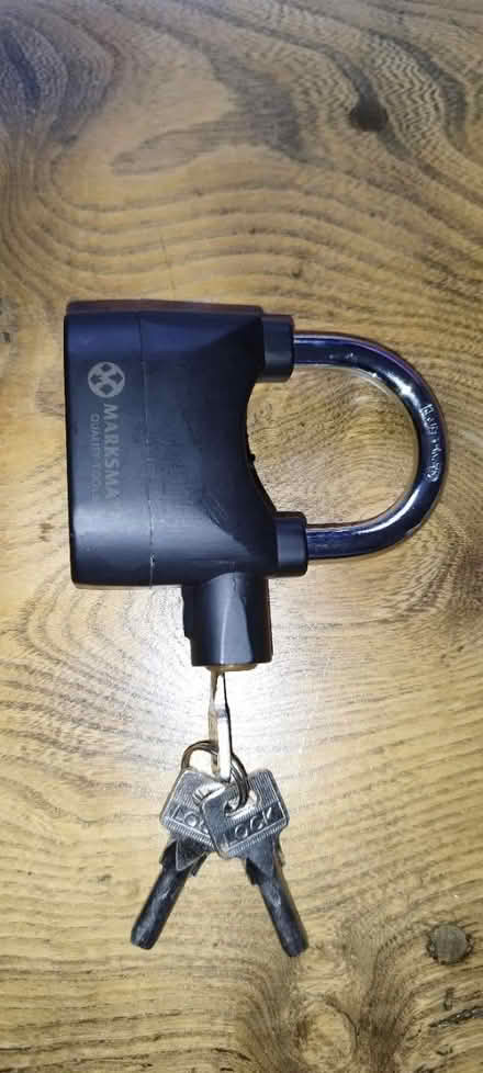 Photo of free Alarm padlock (Kingsway Bath) #1