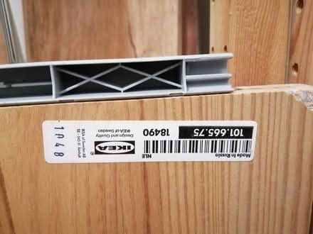 Photo of free Very tall wooden shelving (Llanbister) #3