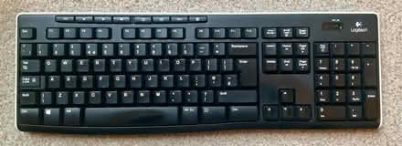Photo of free Logitech wireless keyboard (Burton Joyce NG14) #1