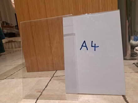 Photo of free Acrylic menu card/ sign holders (Cheltenham GL52) #1