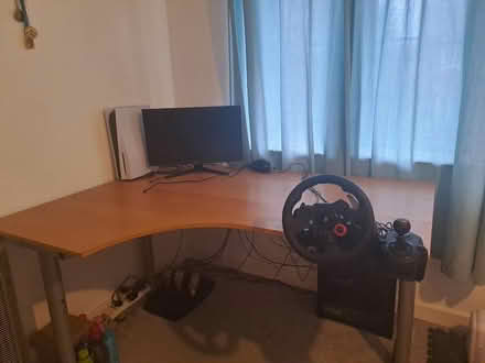 Photo of free Ikea corner desk (Rotherfield grays) #2