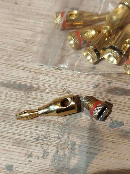 Photo of free Banana plugs for speaker cable (Maidenhead) #3