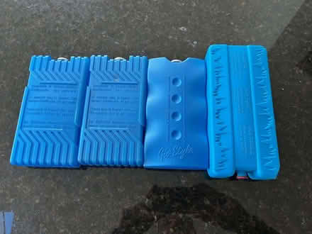 Photo of free 4 Freezer Block ice packs for coolbox (Brickhill MK41) #1