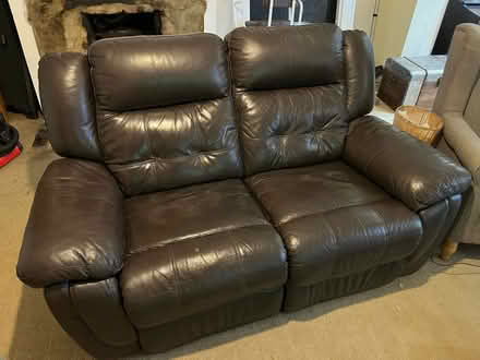 Photo of free 2 x La-Z-Boy 2 seater electric recliners (Seaside BN23) #1