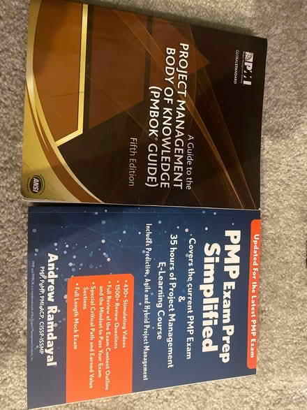 Photo of free PMP exam prep items (Southeast DC (near JBAB)) #1