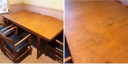 Photo of free 60/70's extendable dining table and 6 chairs (Greaves LA1) #1