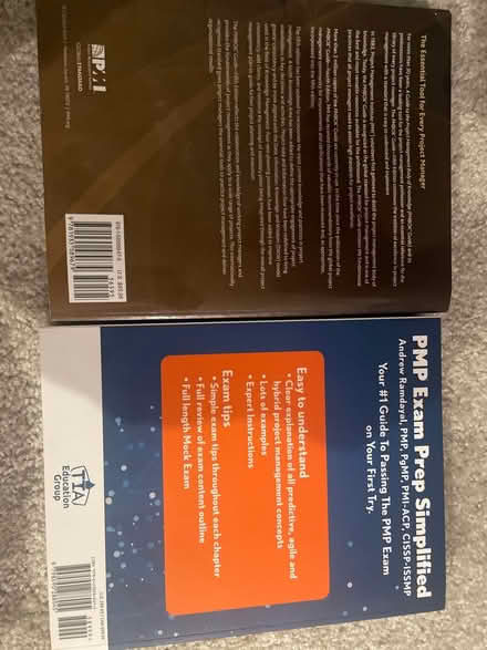 Photo of free PMP exam prep items (Southeast DC (near JBAB)) #2