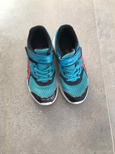 Photo of free Girls Asics Trainers size 2 (Bromham MK43) #1