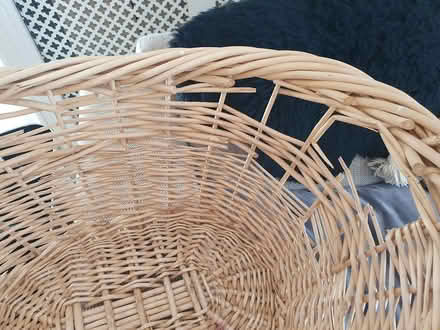 Photo of free Wicker washing basket (RG23 Winklebury) #3