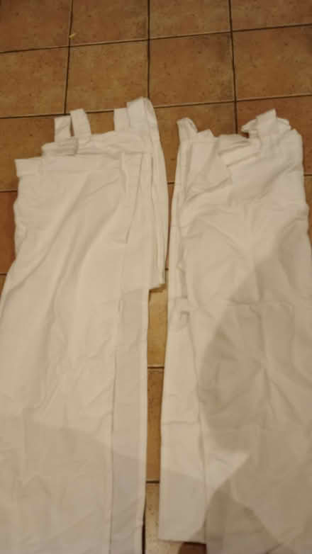Photo of free 1 pair white curtains (Kidlington OX5) #1