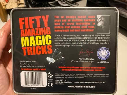 Photo of free Magic tricks kit - new (Knebworth, SG3) #2