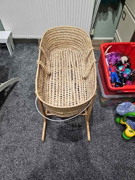 Photo of free Moses basket on rockers (Kempston MK42) #1