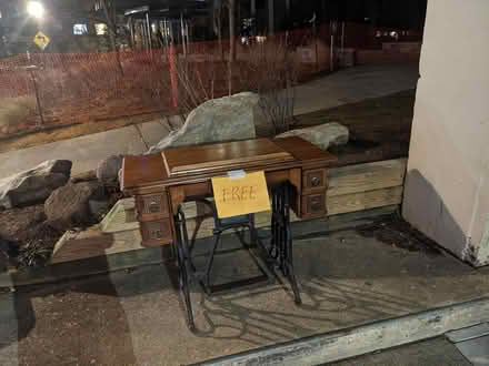 Photo of free Antique sewing desk table (Friendship Heights 20815) #1