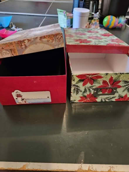 Photo of free 2 photo storage boxes (Friendswood) #1
