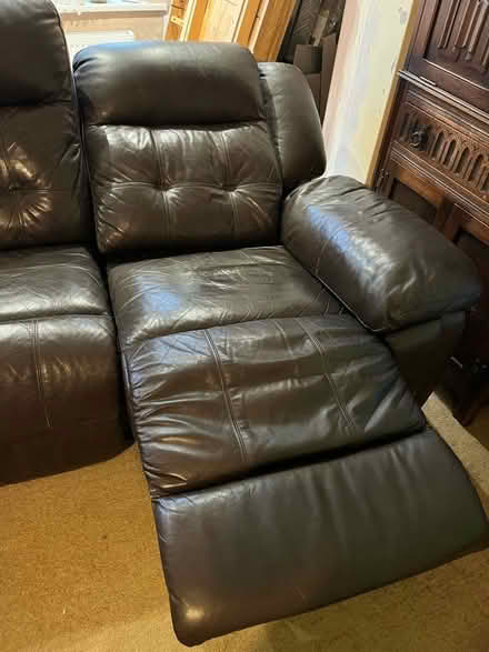Photo of free 2 x La-Z-Boy 2 seater electric recliners (Seaside BN23) #3