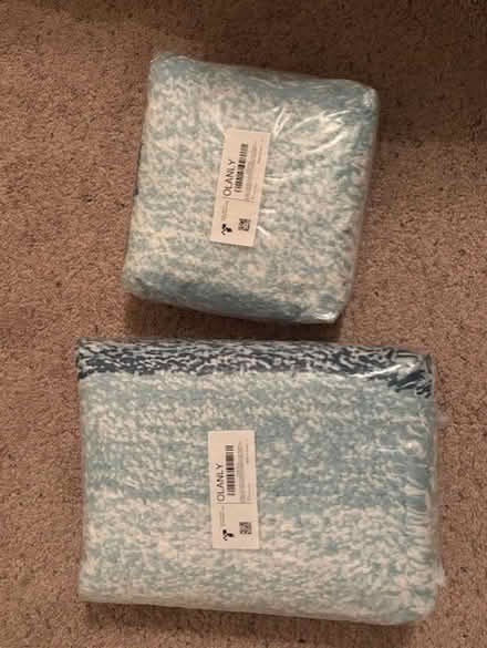 Photo of free Set of 2 rugs in blues (Willow Glen) #2