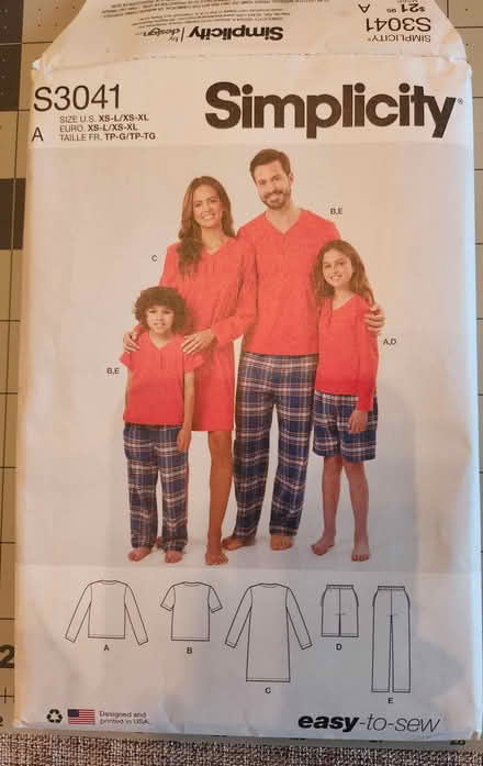 Photo of free Children's Pajama Pattern (University Area, Missola) #1