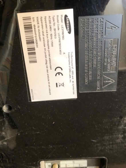 Photo of free Samsung TV (Burton Latimer NN15) #2
