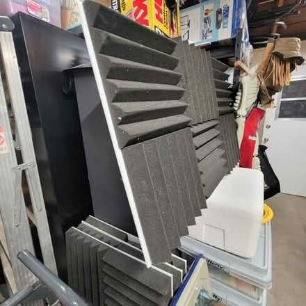 Photo of free Foam squares mounted on plastic corrugated board #1