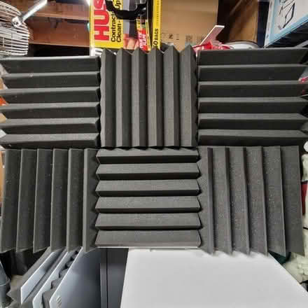 Photo of free Foam squares mounted on plastic corrugated board #2