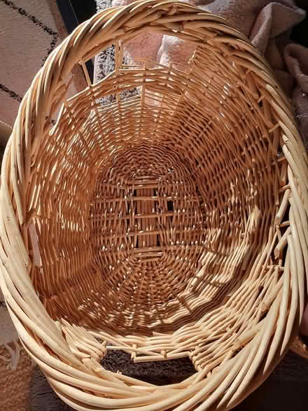 Photo of free Wicker washing basket (RG23 Winklebury) #2