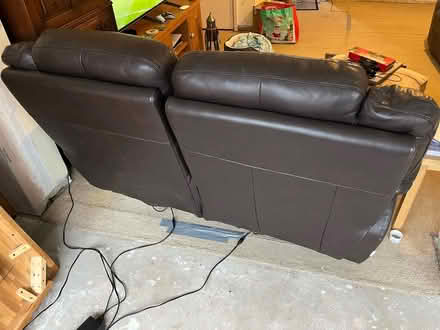 Photo of free 2 x La-Z-Boy 2 seater electric recliners (Seaside BN23) #4