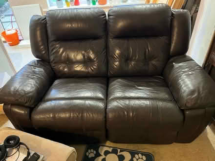 Photo of free 2 x La-Z-Boy 2 seater electric recliners (Seaside BN23) #2
