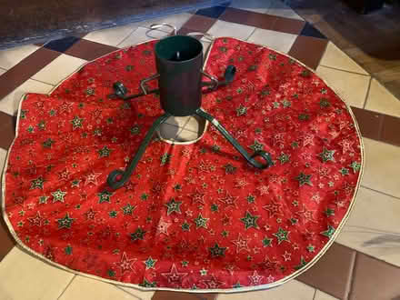 Photo of free Christmas tree stand and skirt (Eastbourne BN21) #2