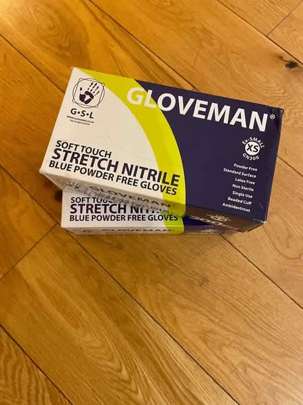Photo of free Blue Nitrile Gloves Care/Hygiene (TN30) #1