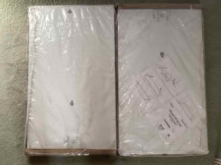 Photo of free 2 x Ikea Cupboard Shelves 60 x 35cm (Mappleborough Green B80) #1