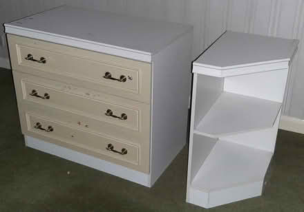 Photo of free Set of drawers and side shelves (Worcester Park KT4) #2