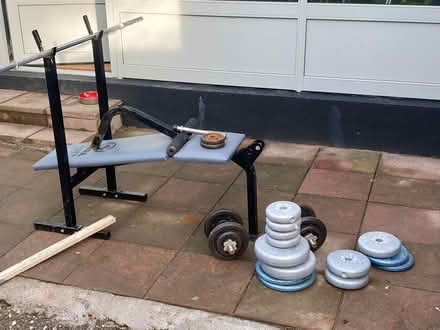 Photo of free Bench press & weights (Newtownmountkennedy) #1