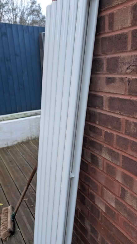 Photo of free Modern vertical double radiator (GU17) #2