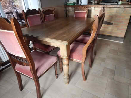 Photo of free Kitchen/Dining Room Table + 6 Chairs (Ponterwyd SY23) #2