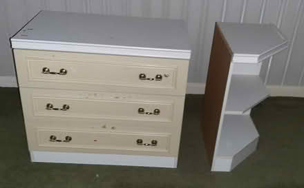 Photo of free Set of drawers and side shelves (Worcester Park KT4) #1