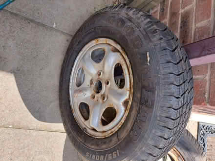 Photo of free tyre and wheel (Crick NN6) #1