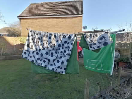 Photo of free Football themed single bedding (Didcot, Ladygrove, OX11) #2