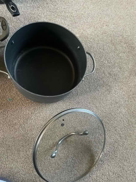 Photo of free Large stock pot and lid (Garston WD25) #2