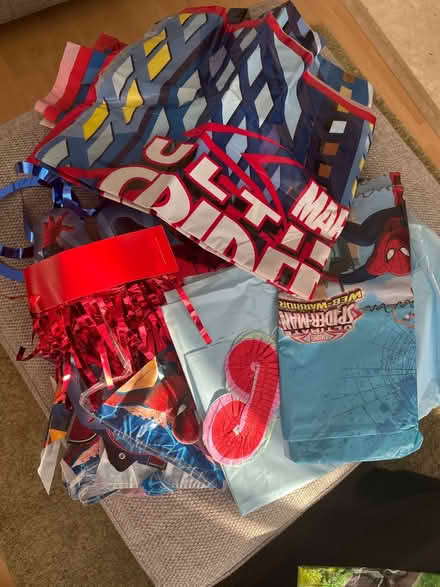 Photo of free Spider man party accessories (N14 4TP oakwood) #2