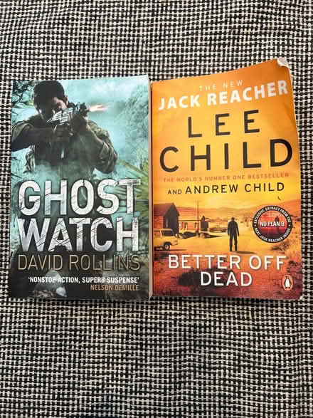 Photo of free 2 Books Ghost Watch & Jack Reacher (SG5 Ickleford) #1